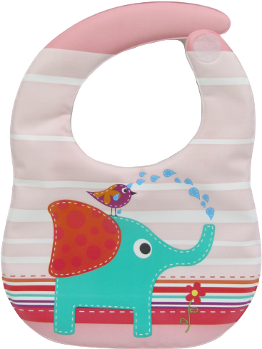 Cartoon Print Bib Set