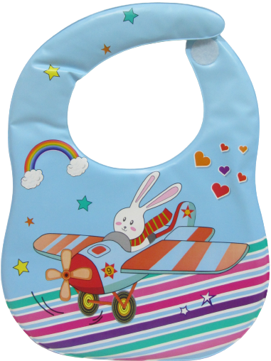 Cartoon Print Bib Set