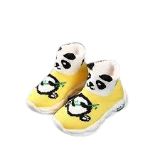 Toddler soft-sole knitted panda shoes(AC074)