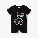 Patpat-(2nb4-20567263)Baby Boy/Girl Bear Print Short-sleeve Romper