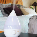 Crane Electronic Ultrasonic Cool Mist Humidifier Drop 2.0 White EE-5306W