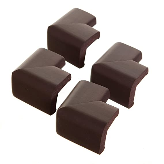 Dream Baby Foam Corner Bumpers 4 Pack- Brown