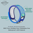 PARA’KITO® Wristband Kids Blue Camouflage (EN)