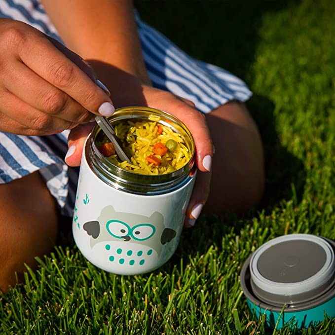 bblüv - Foöd - Thermal food container with spoon - Aqua