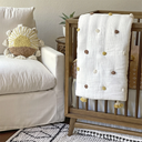 Crane Kendi Pom Pom Blanket