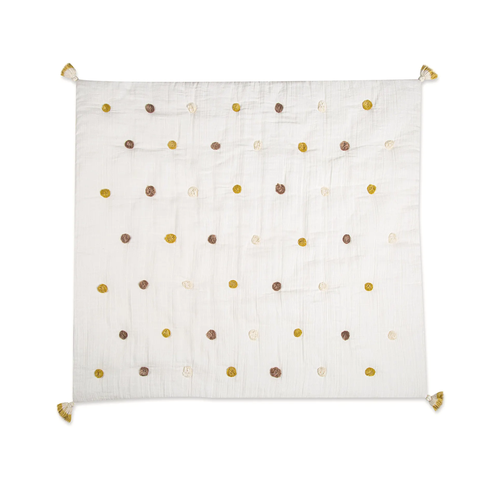 Crane Kendi Pom Pom Blanket