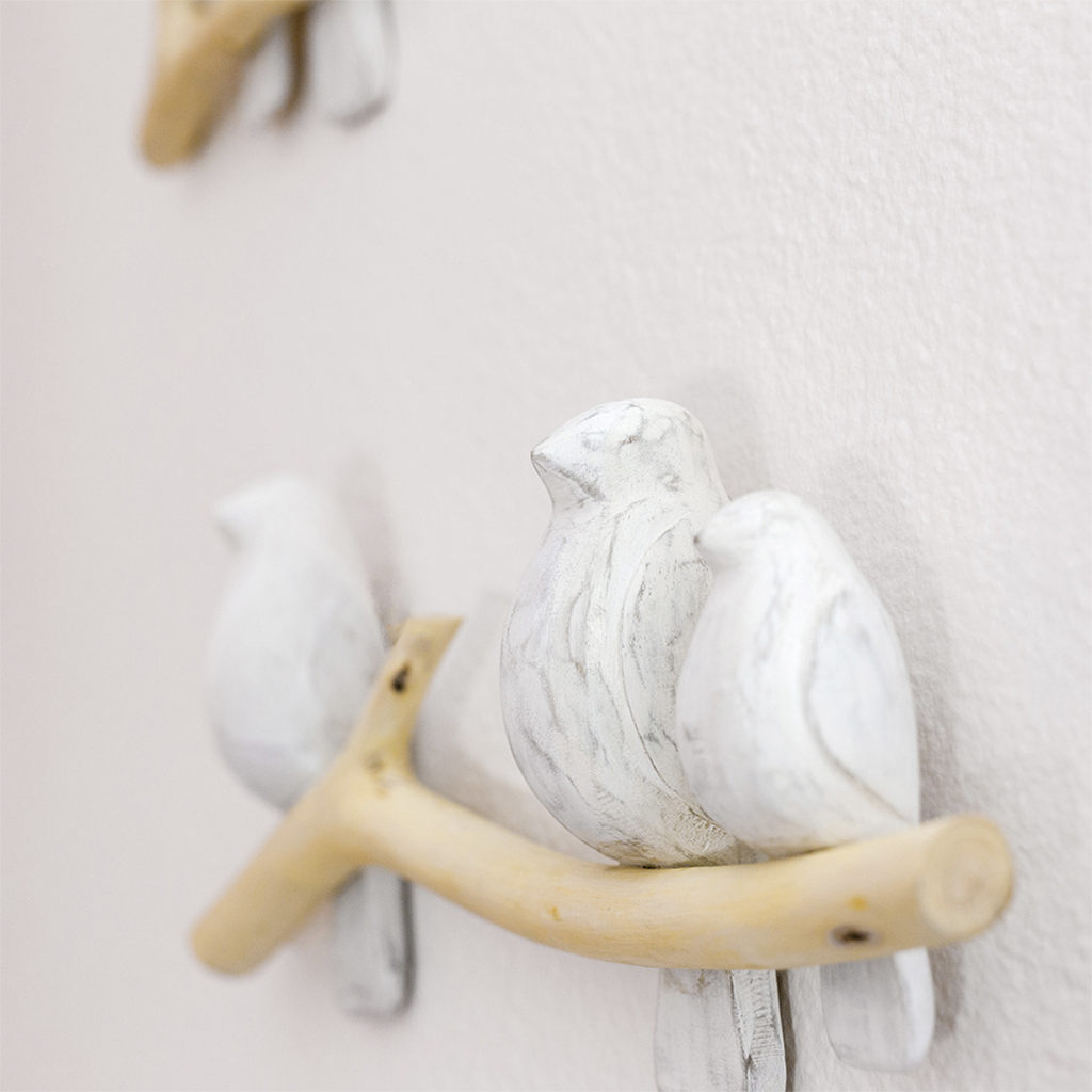 Crane Perch Wall Décor - 2PC