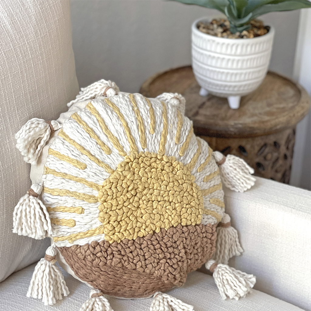 Crane Sunshine Pillow