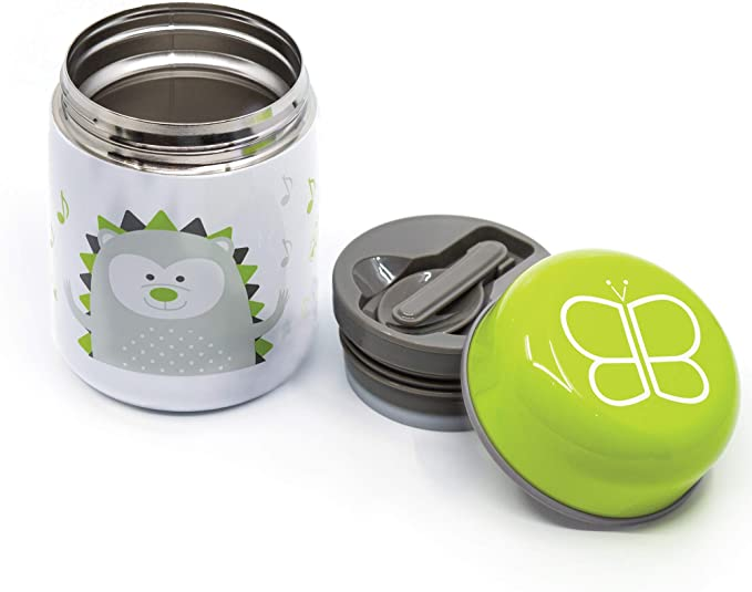 bblüv - Foöd - Thermal food container with spoon - Lime