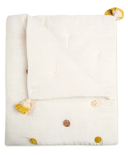 Crane Kendi Pom Pom Blanket