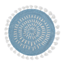 Crane Caspian Round Pillow