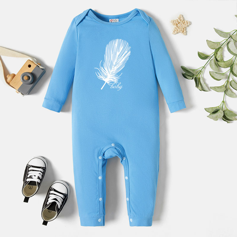 Baby Graphic Long-sleeve Jumpsuit
