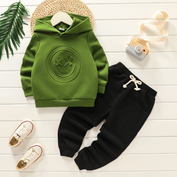 2pcs Baby Boy Long-sleeve Graphic Hoodie and Sweatpants Set