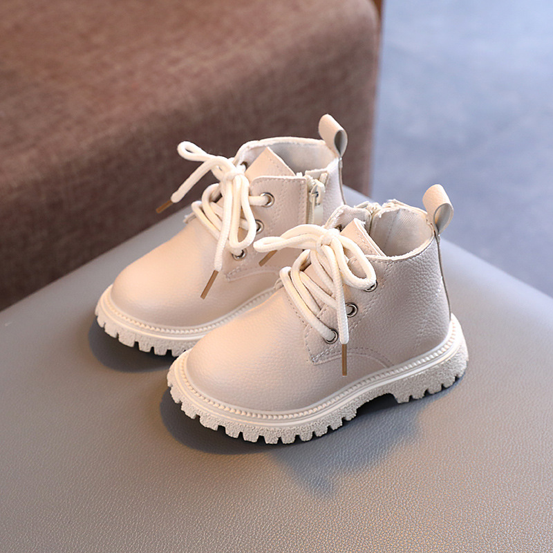 Toddler Plain Lace Up Front Boots