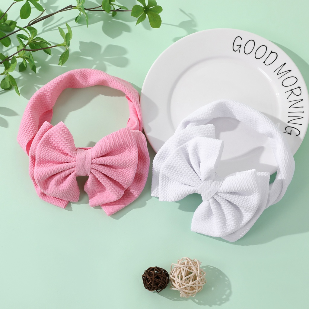 Solid Bowknot Headband for Girls