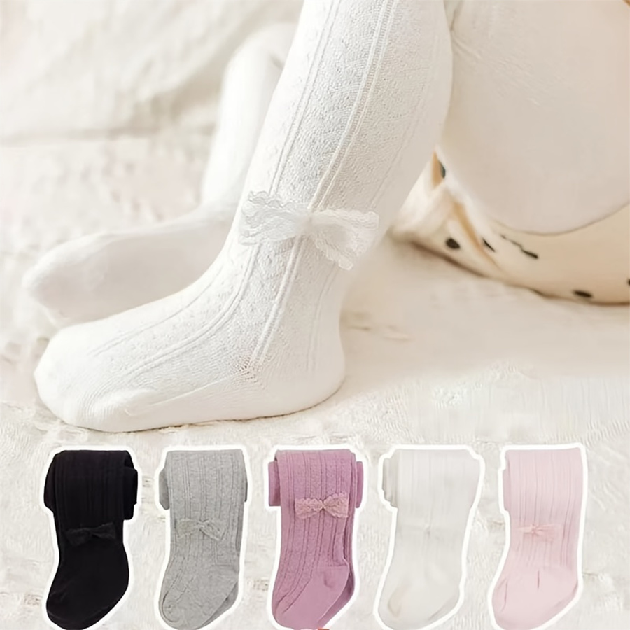 Baby / Toddler Comfy Bow Decor Tights for Girls