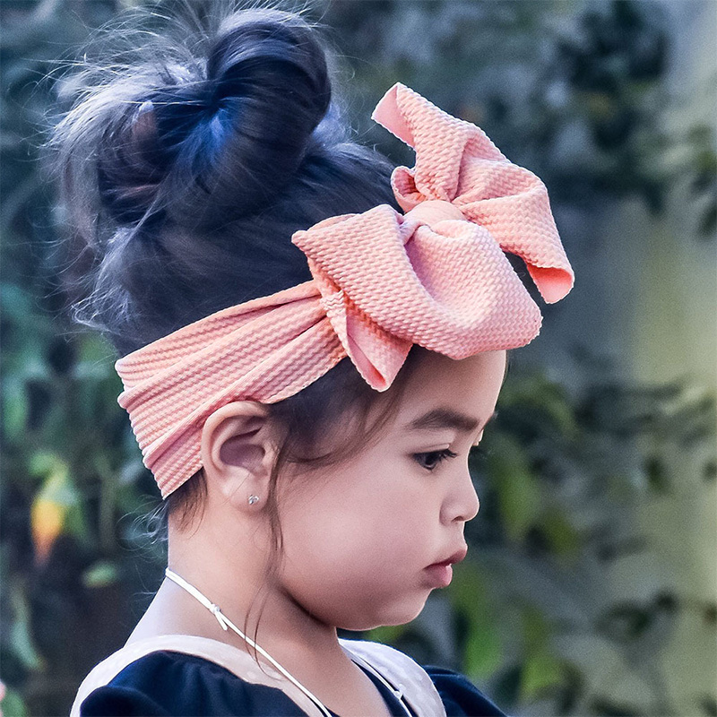 Solid Bowknot Headband for Girls
