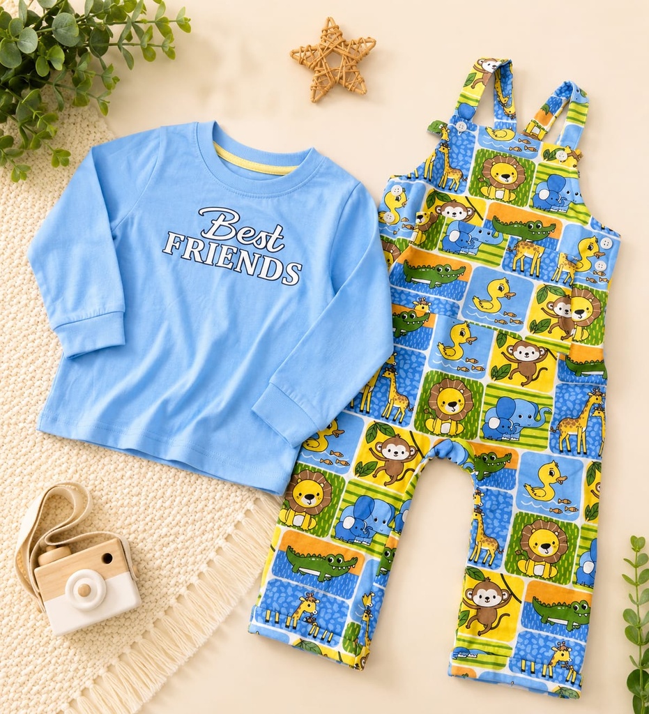 Jungle Friends Baby Outfit Set