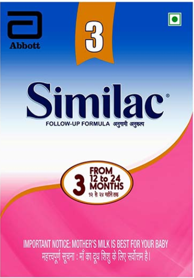 Similac 3 Follow Up Formula – 400g (From 12 To 24 Months Baby)(AC002)