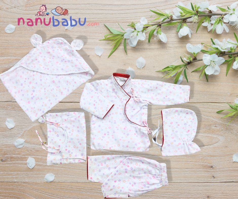 Multi Printed Cholo Bhoto Set (DC)