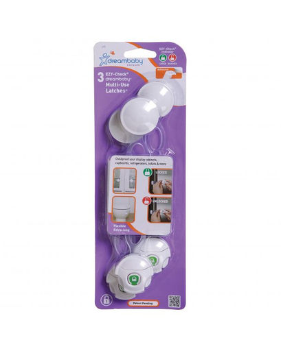 Dream Baby Ezy-check Multi-use Latches 3pk