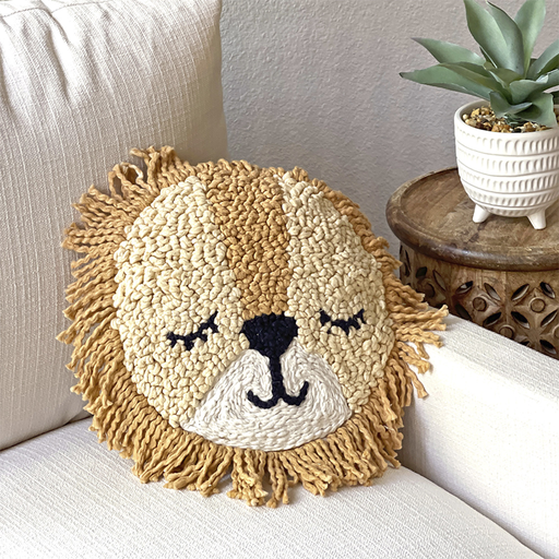 Crane Lion Pillow