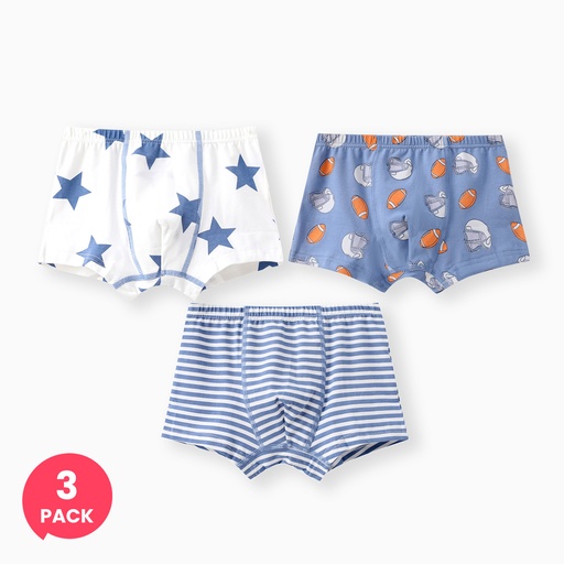 [SC13-20723497] 3PCS Boy's  Casual Ball Underwear