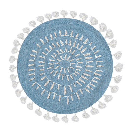 Crane Caspian Round Pillow