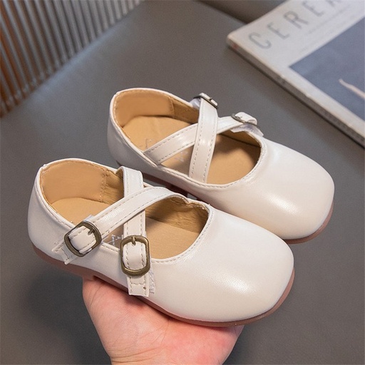 [WCL12-20731158] Toddler & Kids Sweet Cross Strap Velcro Shoes
