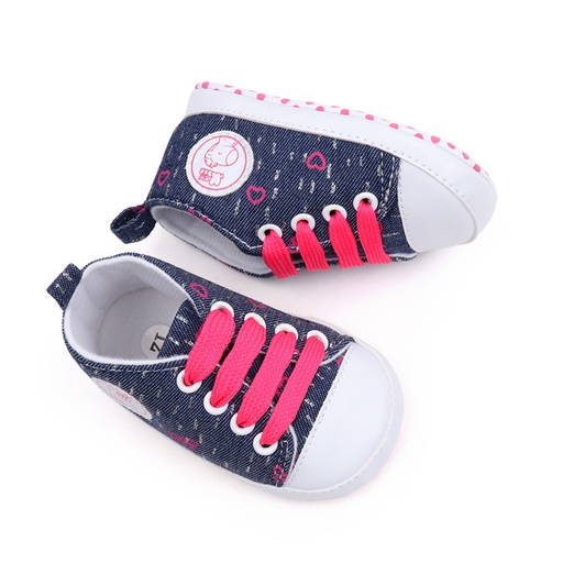 Baby/Toddler Unisex Casual Style Brightly Colored Lace-Up Design Prewalker Shoes 