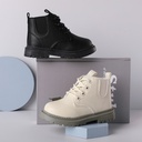 Toddler & Kids Basic Side Zipper Combat Boots