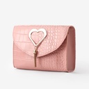 Stylish heart-shaped crossbody bag
