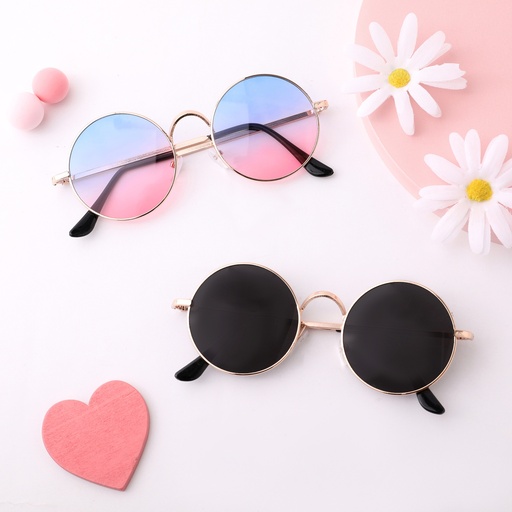 [ACL14-20811588] Vintage round frame children's sunglasses