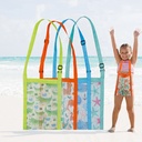 Cartoon printed beach bag