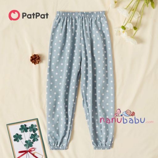 Patpat-Toddler Girl Casual Polka dots Mosquito Repellent Pants-3nb19-1982959