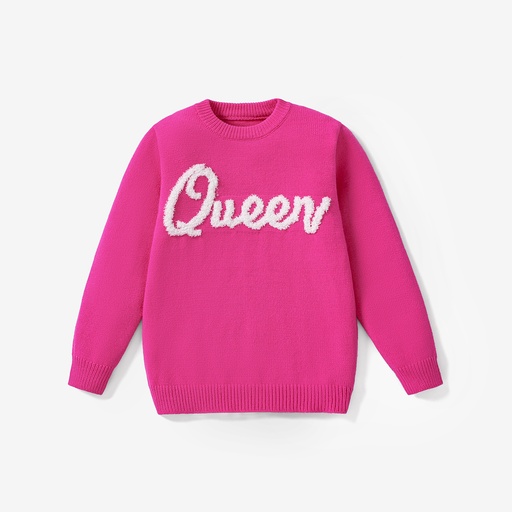 [WC7L-20730796]  Kid Girl Letter Pattern Sweater/Top 