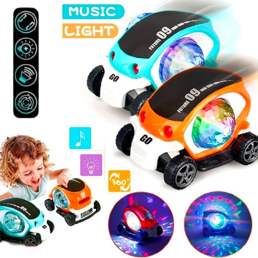 09 Future Omni-Directional Auto Turning Musical Stunt Car (PK)