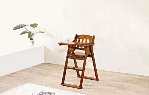 Wooden Baby High Chair